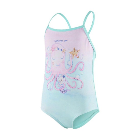 Speedo Βρεφικό ολόσωμο μαγιό Digital Thinstrap Swimsuit